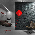 Гипсовая 3D Панель M-37 варинант исполнения - 2 | Loft Concept в Рязани