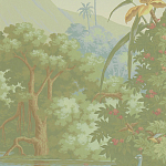 Обои ручная роспись Le Brésil Pastel варинант исполнения - 2 | Loft Concept в Рязани