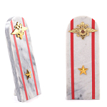 Сувенир Погон МВД из натурального камня мрамор Souvenir Epaulets варинант исполнения - 5 | Loft Concept в Рязани