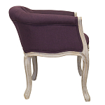 Кресло низкое в стиле прованс Louis French Armchair violet flax варинант исполнения - 1 | Loft Concept в Рязани