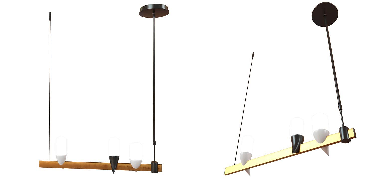 Люстра Ebenezer Chandelier Linear black 60 Люстра Ebenezer Chandelier Linear black 60 - Loft-Concept в Рязани