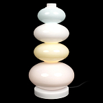 Настольная лампа из стеклянных сфер в пастельных тонах Высота 40 см Pastel Lunaria варинант исполнения - 1 | Loft Concept в Рязани