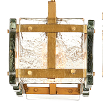 Люстра прямоугольная из толстого литого стекла Cast Glass варинант исполнения - 4 | Loft Concept в Рязани