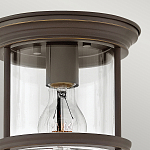 Потолочный светильник для ванных комнат со стеклянным плафоном и одной лампой Hinkley варинант исполнения - 10 | Loft Concept в Рязани