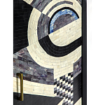 Буфет в гостиную с инкрустацией  Bone Inlay sideboard - 2 doors варинант исполнения - 4 | Loft Concept в Рязани