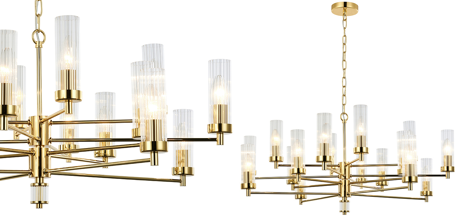 Люстра Jeanette Chandelier Gold 85 Люстра Jeanette Chandelier Gold 85 - Loft-Concept в Рязани