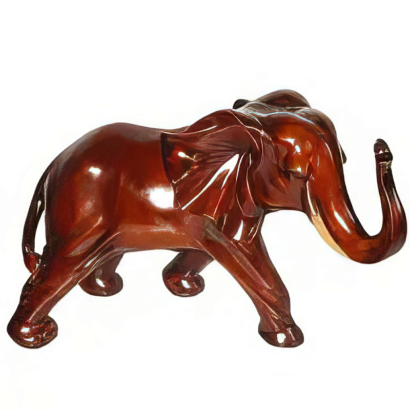Статуэтка в виде слона Brown Elephant Коричневый Статуэтка в виде слона Brown Elephant Коричневый в Рязани | Loft Concept