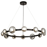 Светодиодная кольцевая люстра IONA Сhandelier black варинант исполнения - 4 | Loft Concept в Рязани