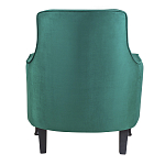 Кресло с мягкой обивкой из велюра на 4-х ножках из массива березы Scarlett Armchair green варинант исполнения - 3 | Loft Concept в Рязани