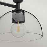 Люстра с 3-мя прозрачными полусферическими плафонами из стекла Alora Mood варинант исполнения - 9 | Loft Concept в Рязани