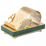 Подставка для телефона из натурального камня малахит Natural Stone Stand варинант исполнения - 2 | Loft Concept в Рязани