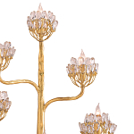 Бра золотое в виде растения Golden Flower Glade варинант исполнения - 1 | Loft Concept в Рязани