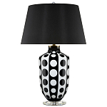 Настольная лампа черно-белый горох Interaction варинант исполнения - 3 | Loft Concept в Рязани