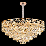 Люстра каскадная с подвесками в форме колец Galaxy of Light варинант исполнения - 7 | Loft Concept в Рязани