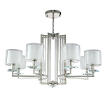 Люстра с 8-ю цилиндрическими плафонами из стекла Laurent варинант исполнения - 7 | Loft Concept в Рязани