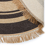 Ковер из комбинированного состава с узором Circles of goodness варинант исполнения - 4 | Loft Concept в Рязани