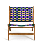 Кресло низкое из массива тика Barbados варинант исполнения - 3 | Loft Concept в Рязани