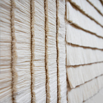 Большое Панно Абстракция белые нити Huipil Wall Hanging варинант исполнения - 2 | Loft Concept в Рязани