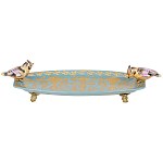 Блюдо фарфоровое Экзотические птички Vivole варинант исполнения - 1 | Loft Concept в Рязани