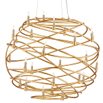 Люстра золотая в форме спирали Fancy Pattern варинант исполнения - 2 | Loft Concept в Рязани
