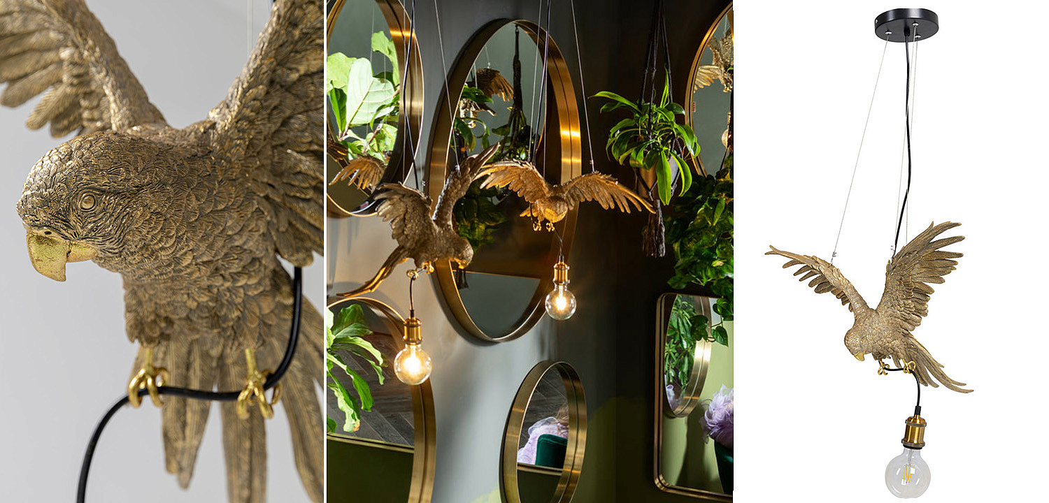 Подвесной Светильник Золотой Попугай Golden Parrot Подвесной Светильник Золотой Попугай Golden Parrot - Loft-Concept в Рязани