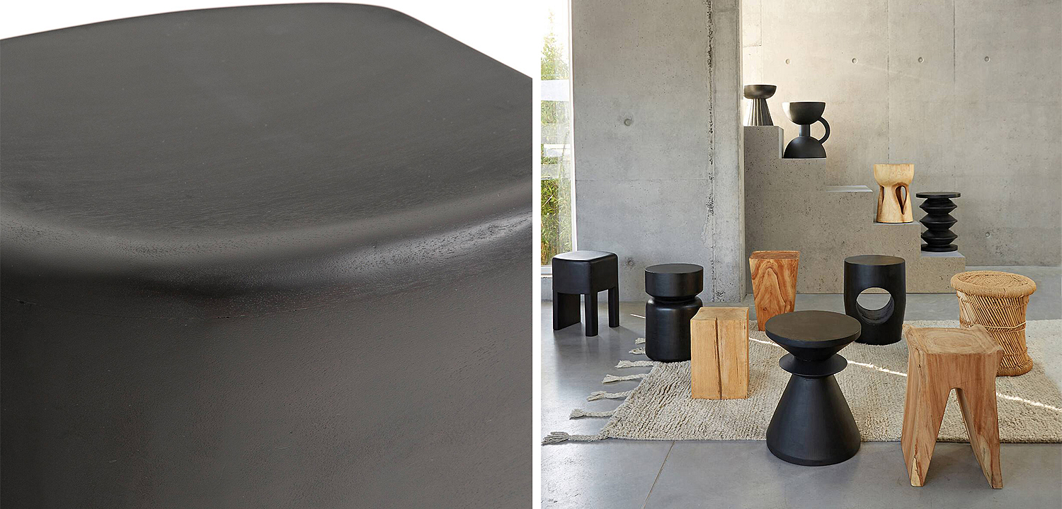 Приставной стол Mordred Mango Black Side Table Приставной стол Mordred Mango Black Side Table - Loft-Concept в Рязани