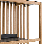 Стеллаж из дерева и метала Furniture Gutter and Lattice Rack варинант исполнения - 4 | Loft Concept в Рязани