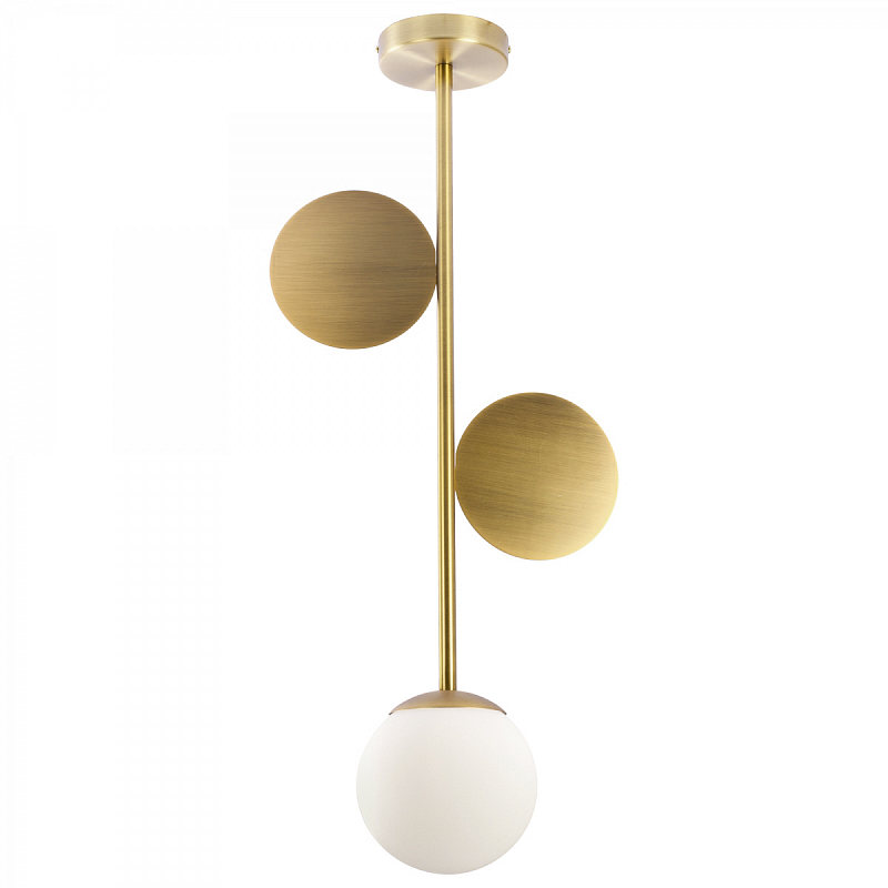 Люстра Areti Plates Pendant Золотой Белый Люстра Areti Plates Pendant Золотой Белый в Рязани | Loft Concept