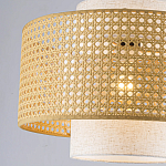 Торшер с декоративным поясом из плетеного бамбука Biuloggicu варинант исполнения - 8 | Loft Concept в Рязани