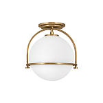 Потолочный светильник с плафоном в форме белого матового шара Hinkley варинант исполнения - 13 | Loft Concept в Рязани