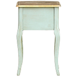 Прикроватная тумба из массива березы светло-бирюзовая Montmartre Provence Bedside Table варинант исполнения - 7 | Loft Concept в Рязани