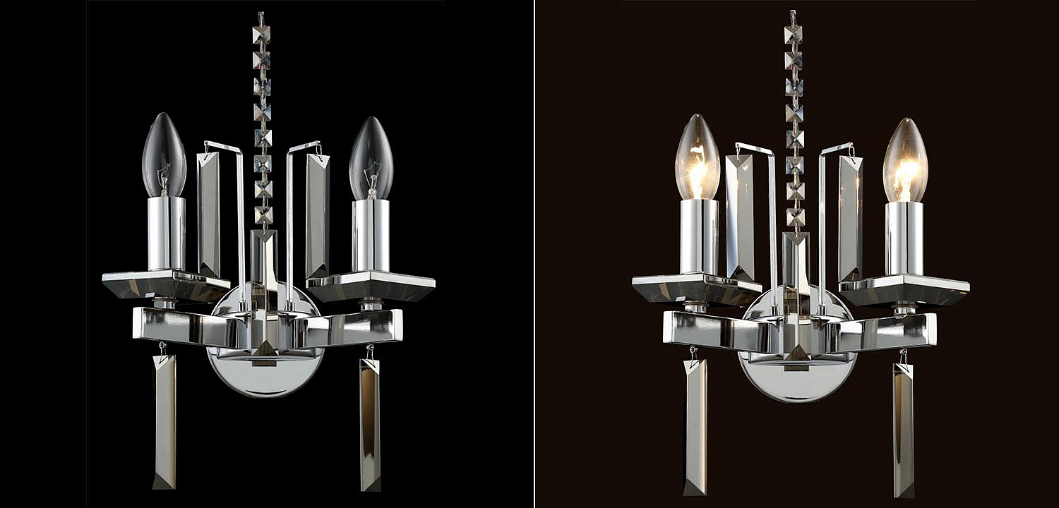 Бра Vivien Crystal Chrome Wall Lamp Бра Vivien Crystal Chrome Wall Lamp - Loft-Concept в Рязани