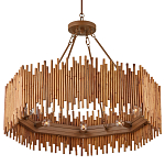 Люстра с абажуром из ротанга Wicker Furniture варинант исполнения - 3 | Loft Concept в Рязани