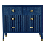 Бельевой Комод с 4 ящиками Elsa Dreams Blue варинант исполнения - 6 | Loft Concept в Рязани