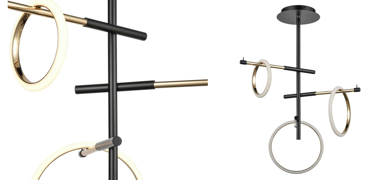 Люстра Jessenia Rings Chandelier 3 Люстра Jessenia Rings Chandelier 3 - Loft-Concept в Рязани