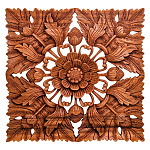 Панно из дерева квадратное Novala Panel With Trees варинант исполнения - 1 | Loft Concept в Рязани