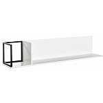 Полка навесная белая открытая Strict Lines  варинант исполнения - 3 | Loft Concept в Рязани