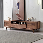 Тумба под телевизориз массива дерева TV Stand made of Walnut Wood варинант исполнения - 1 | Loft Concept в Рязани