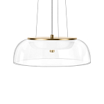 Подвесной светильник  с плоским прозрачным стеклянным плафоном Grada Light варинант исполнения - 4 | Loft Concept в Рязани