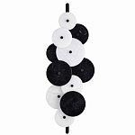 Бра светодиодное из черно-белых дисков Contrast Sample варинант исполнения - 4 | Loft Concept в Рязани