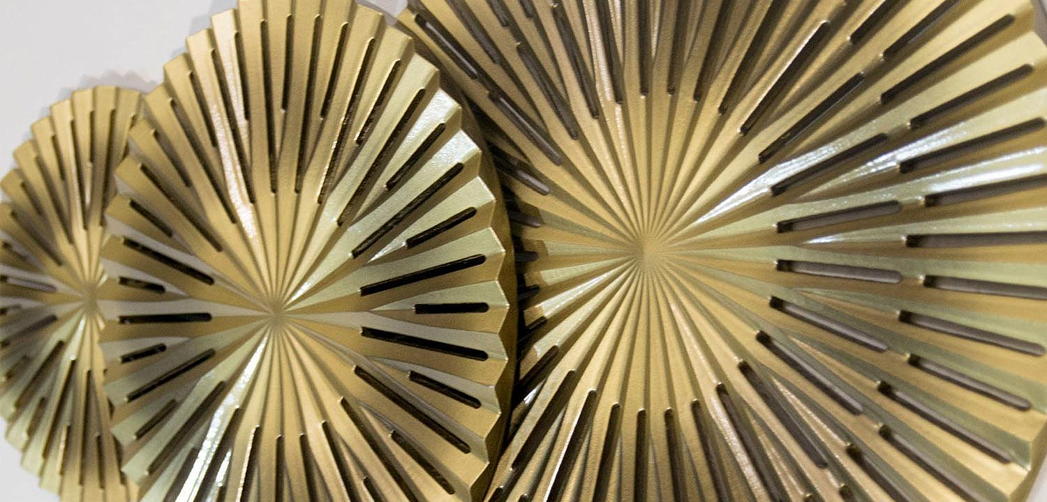 Арт-объект Apollo Brown and Gold Wall Plaque Disc gap 3 Арт-объект Apollo Brown and Gold Wall Plaque Disc gap 3 - Loft-Concept в Рязани