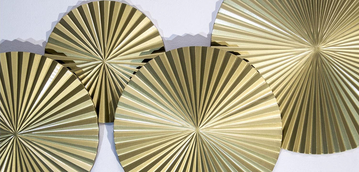 Арт-объект Apollo Gold Wall Plaque Disc 4 Арт-объект Apollo Gold Wall Plaque Disc 4 - Loft-Concept в Рязани