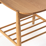 Приставной стол из массива дуба Reyer Side Table варинант исполнения - 3 | Loft Concept в Рязани