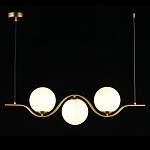 Люстра подвесная светодиодная Jagna 2 Gold and White варинант исполнения - 2 | Loft Concept в Рязани