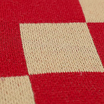 Плед хлопковый по мотивам башкирских орнаментов Ural and Siberian Patterns варинант исполнения - 4 | Loft Concept в Рязани