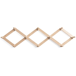 Настенная деревянная раздвижная вешалка Larson Wood Hanger варинант исполнения - 5 | Loft Concept в Рязани