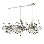 Люстра подвесная из трех частей с металлическими круглыми элементами Terzani Argent варинант исполнения - 7 | Loft Concept в Рязани