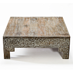 Кофейный стол Carved Сoffee table ручная резьба по дереву варинант исполнения - 1 | Loft Concept в Рязани