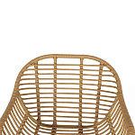 Стул с ротанговым плетением Wicker Half Chair с подлокотниками варинант исполнения - 4 | Loft Concept в Рязани