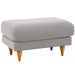 Мягкий пуф на деревянных ножках Garner Pouf Light варинант исполнения - 1 | Loft Concept в Рязани